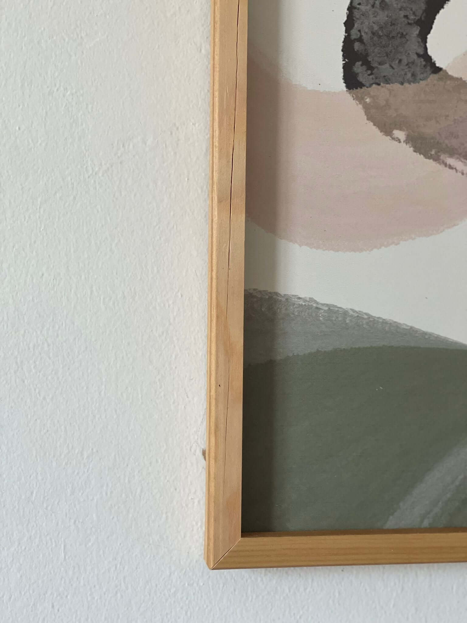 תמונה מסגרת עץ פלואו - 40*50 ס"מ