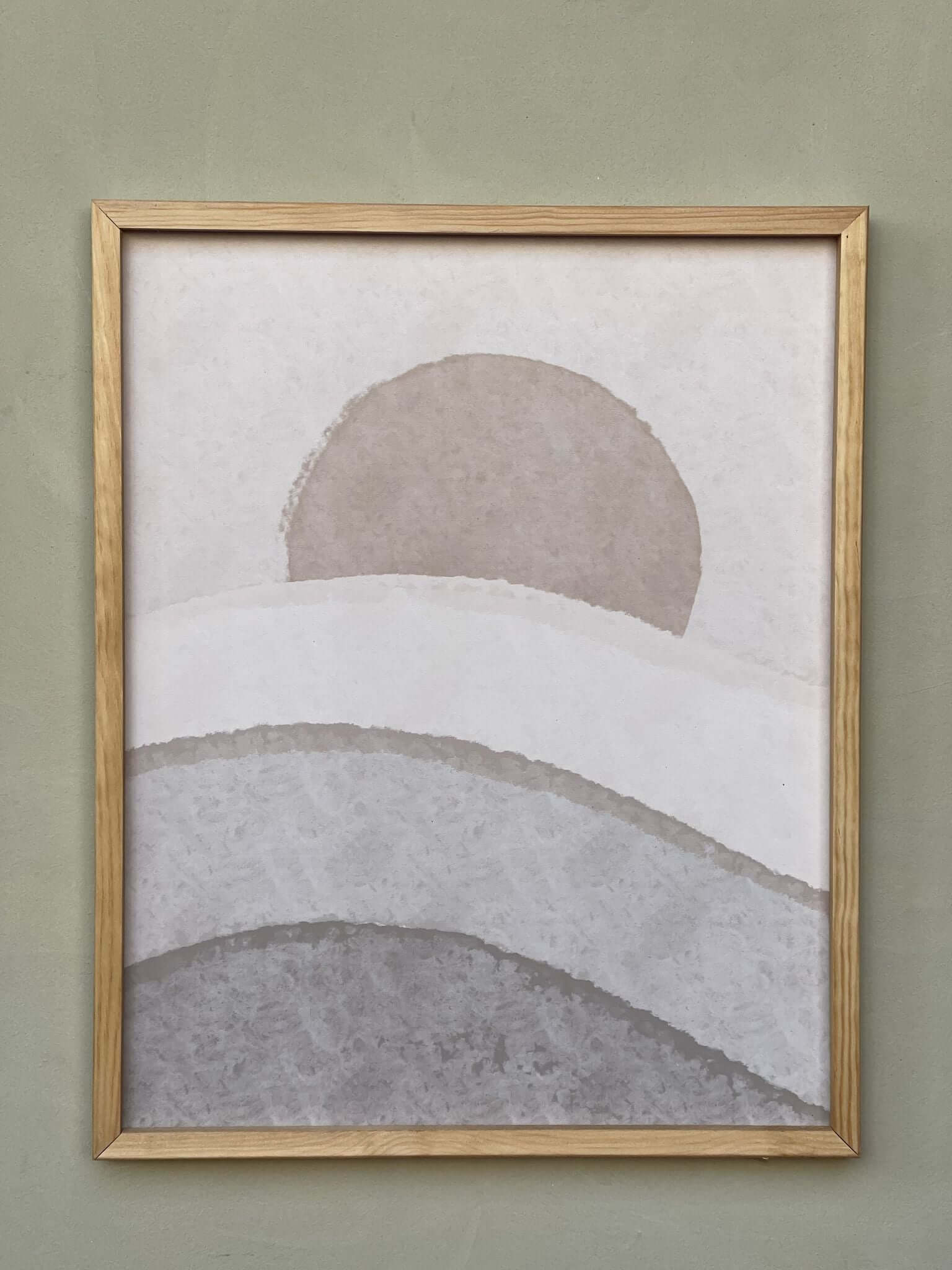 תמונה מסגרת עץ סאנסט - 40*50 ס"מ - 1item