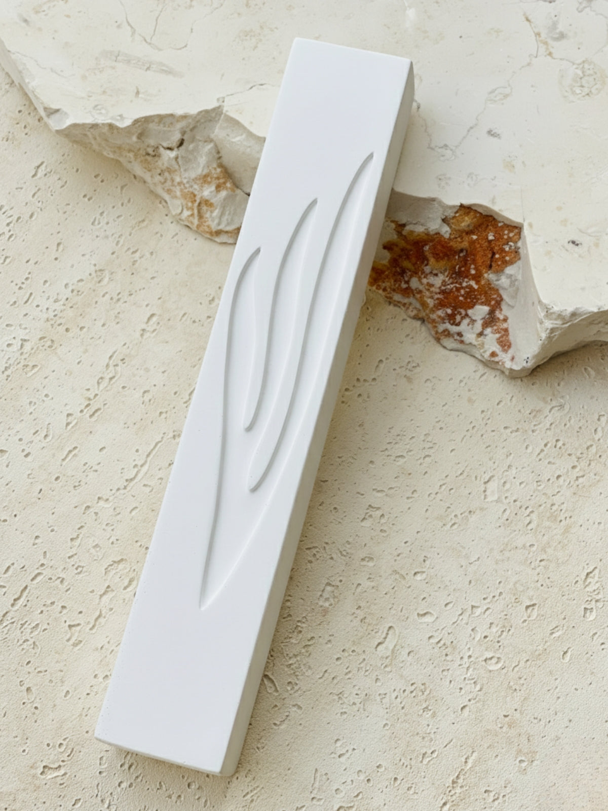 בית מזוזה קראפט בטון לבן לקלף 15