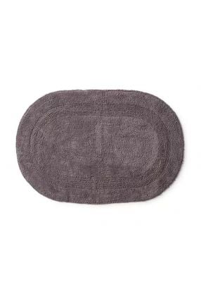 שטיח אמבט אובלי אפור - 90*60 ס"מ