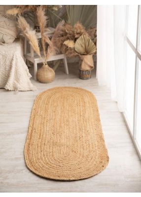 שטיח קש אובלי - 60*120 ס"מ