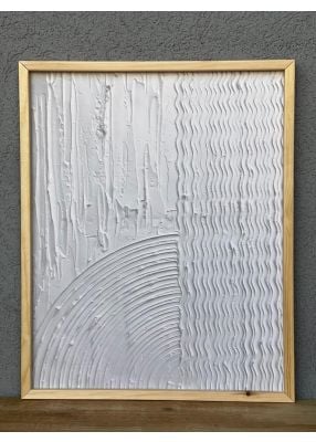 תמונה מסגרת עץ דמוי תבליט גארדן - 40*50 ס"מ