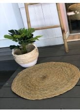 שטיח קש עגול - קוטר 60 ס"מ