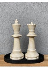 כלי שחמט נטורל - דגם לבחירה
