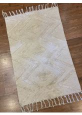שטיח כותנה ריזורט שמנת - 90*60 ס"מ